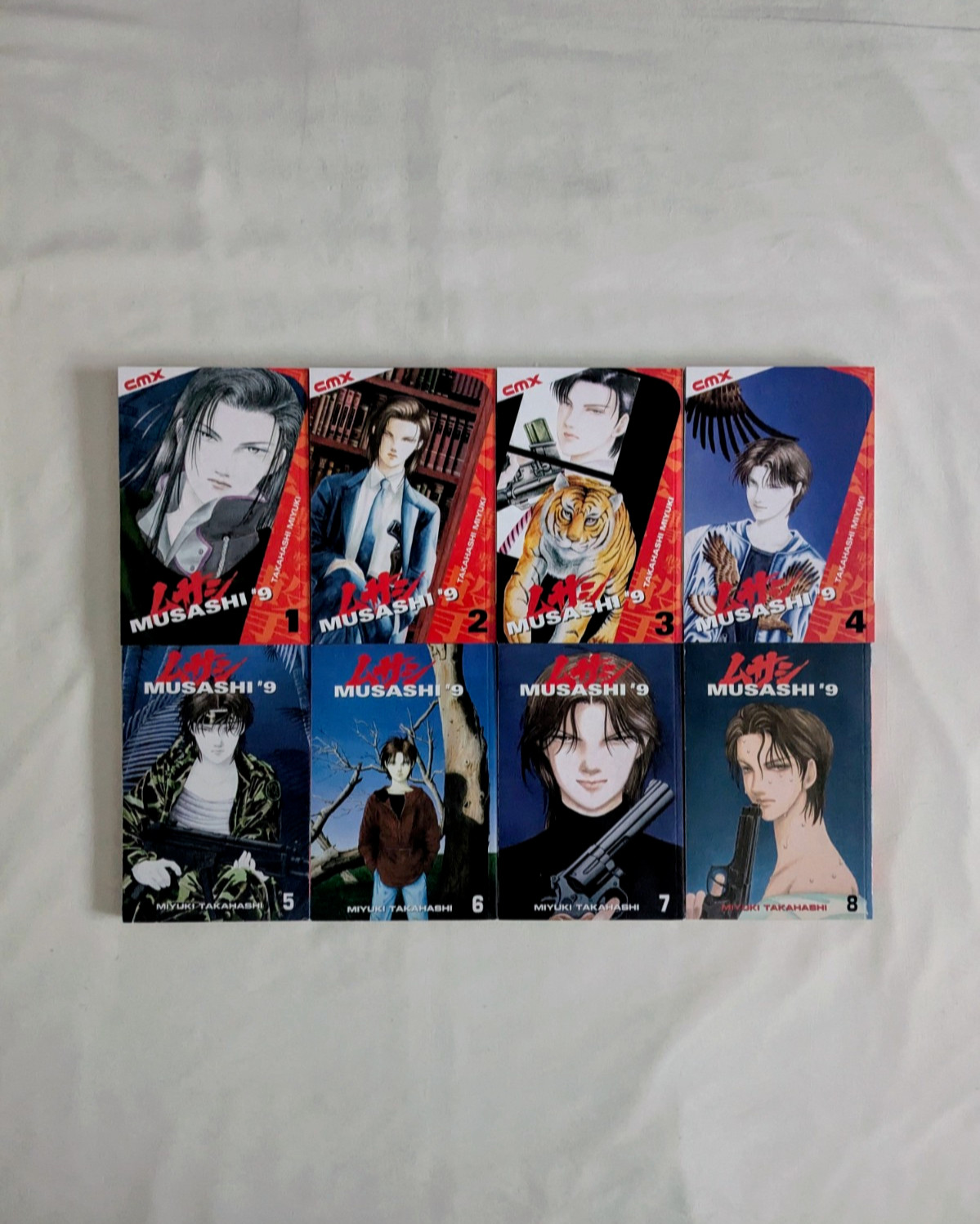 Musashi No 9 Vol 1-8 by Takahashi Miyuki English Shojo Manga Set CMX