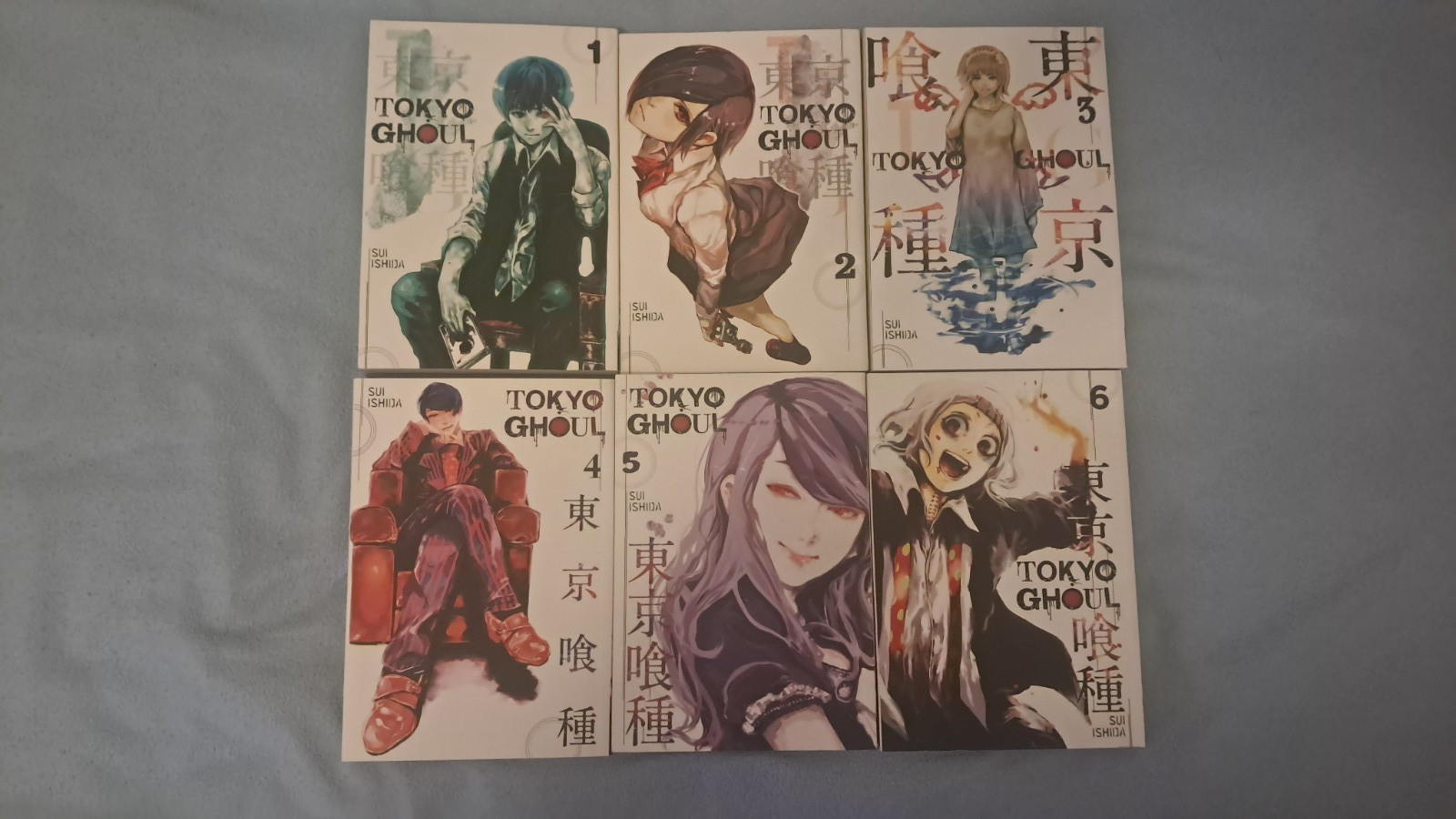 Tokyo Ghoul manga volumi 1-6. In ottime condizioni!