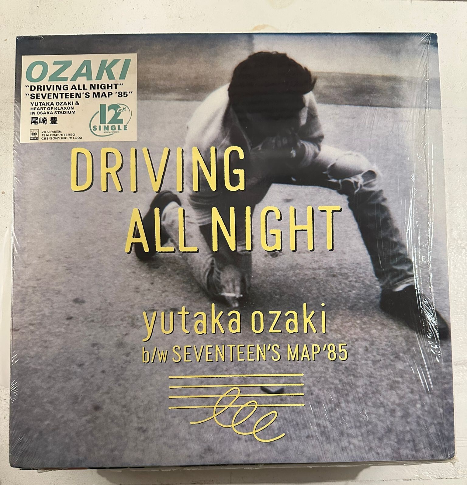 YUTAKA OZAKI – DRIVING ALL NIGHT - VINYL LP BLACK - VG+ - A18