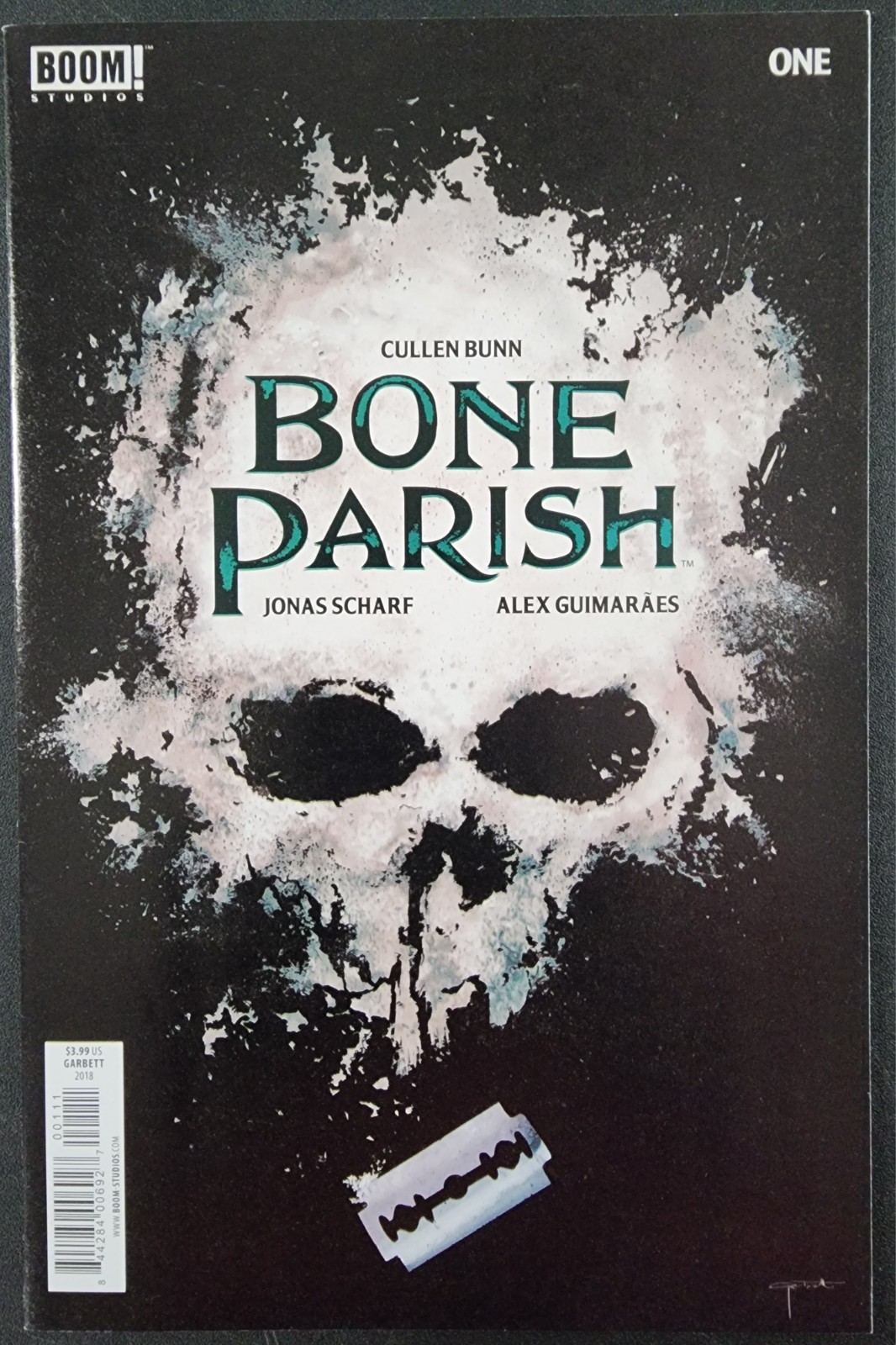Bone Parish #1 quasi nuovo + (9.6-9.8) boom! Studios 2018 prima stampa copertina A  