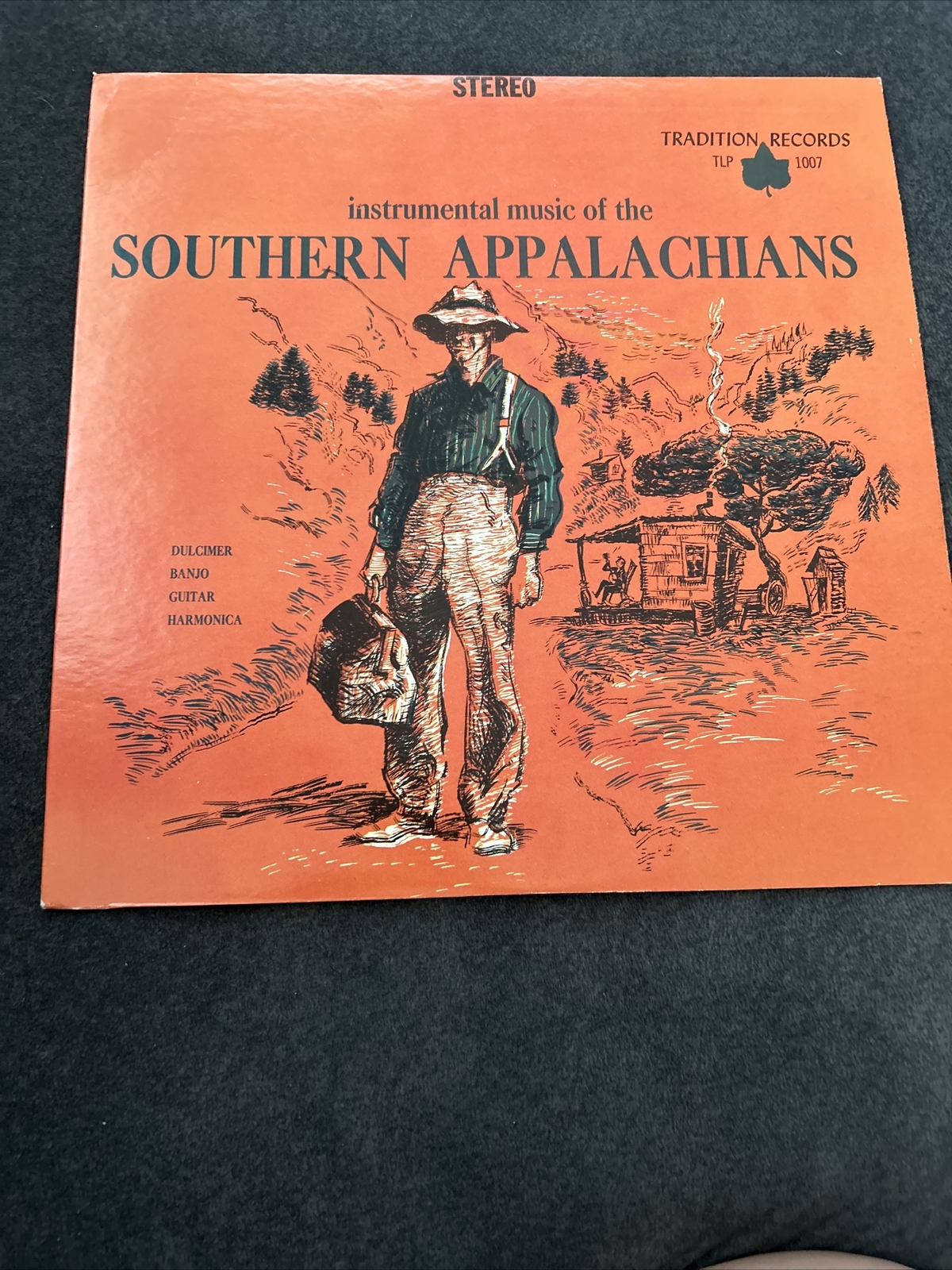 33 RPM LP 12" Record Instrumental Music Of The Southern Appalachians TR 1007 VG+
