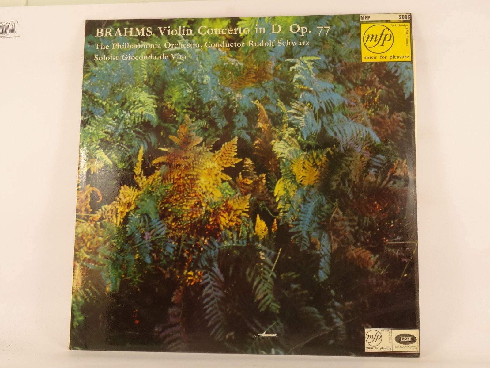 RUDOLF SCHWARZ CONCERTO IN D MAJOR OP 77 (436) LP MUSIC FOR PLEASURE