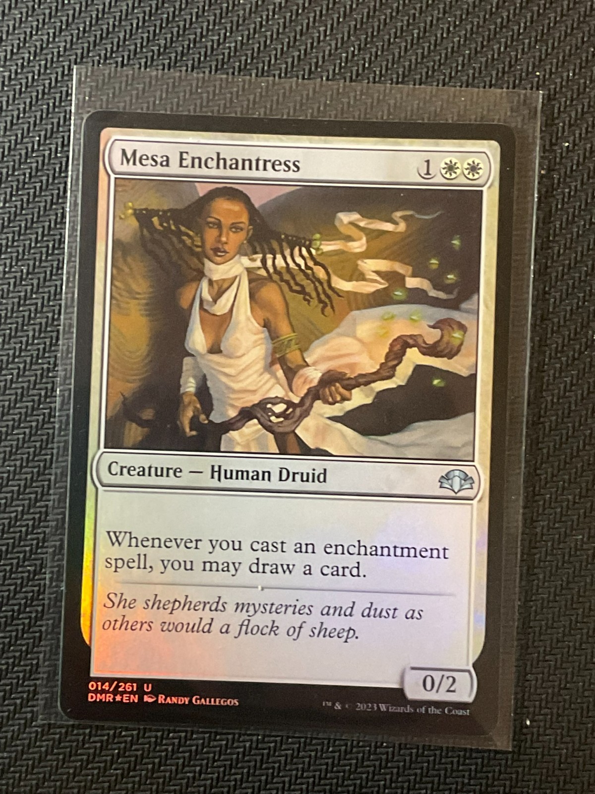 Mesa Enchantress 014 Foil Dominaria Remastered Magic The Gathering 