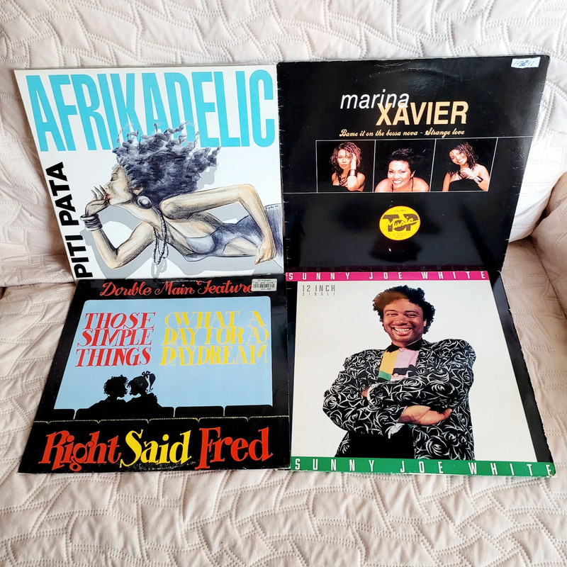 Lote 4 Vinilos Maxi 12" Dance House