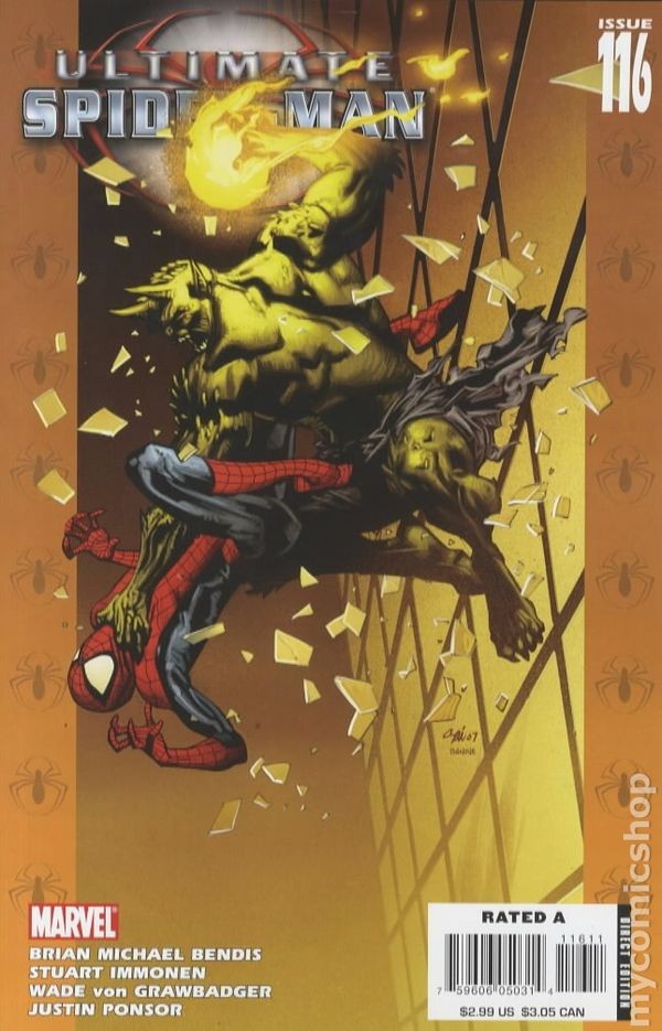 Ultimate Spider-Man #116 VF 2008 Stock Image