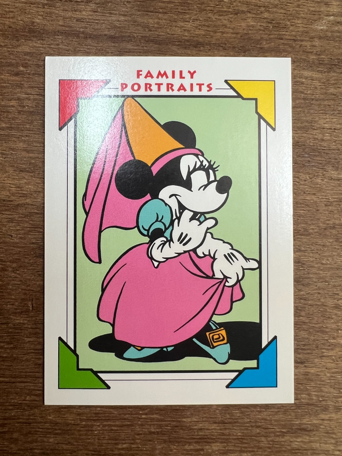 Single Card - 1991 IMPEL DISNEY FAMILY PORTRAITS PRINCESS MINNIE CARD #113