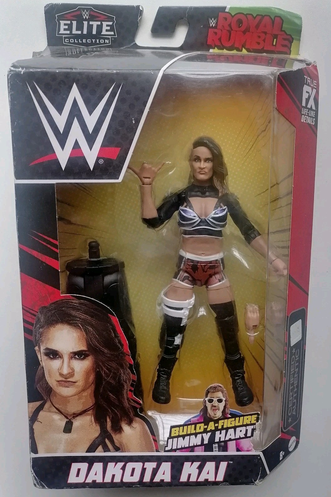 Mattel WWF WWE Wrestling Elite Collection Royal Rumble Dakota Kai costruisci una figura