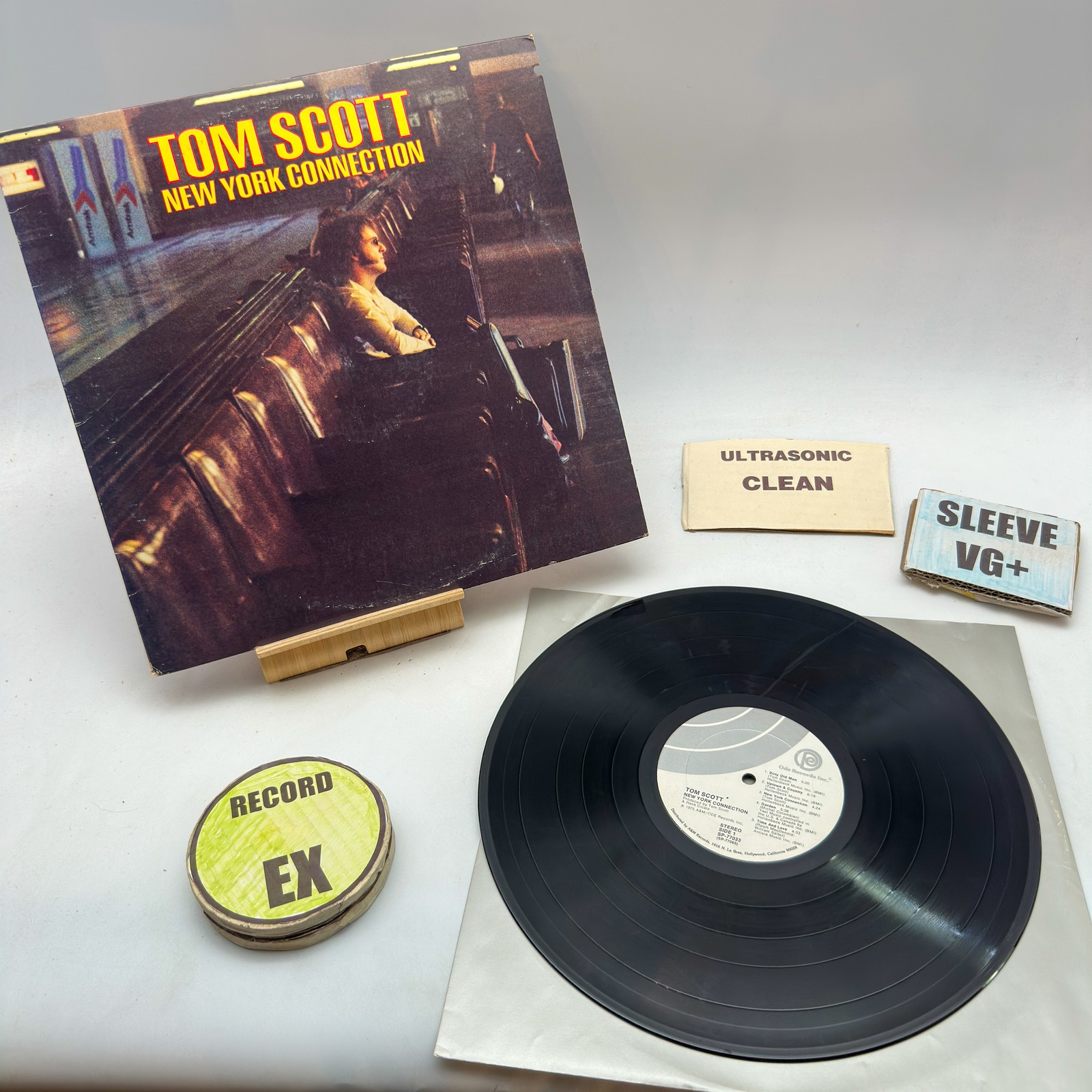 Tom Scott- New York Connection EX/VG+ Ultrasonic Clean 1975