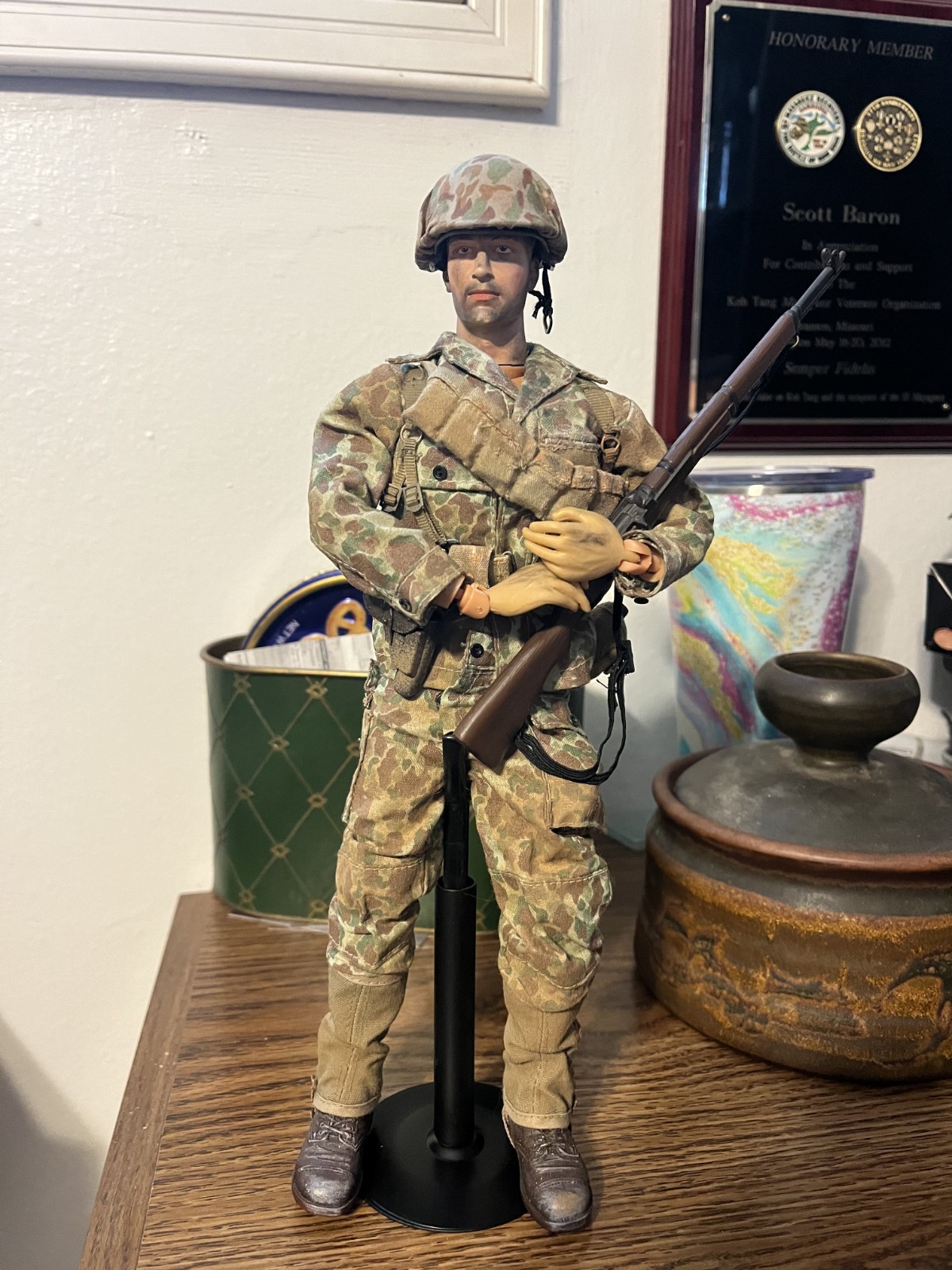 US MARINE 1/6 FIGURE KITBASH WEATHERED DRAGON ONE OF A KIND