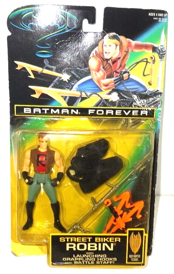 Vintage Batman Forever Street Biker Robin Action Figure Kenner 1995 S79 di JPN
