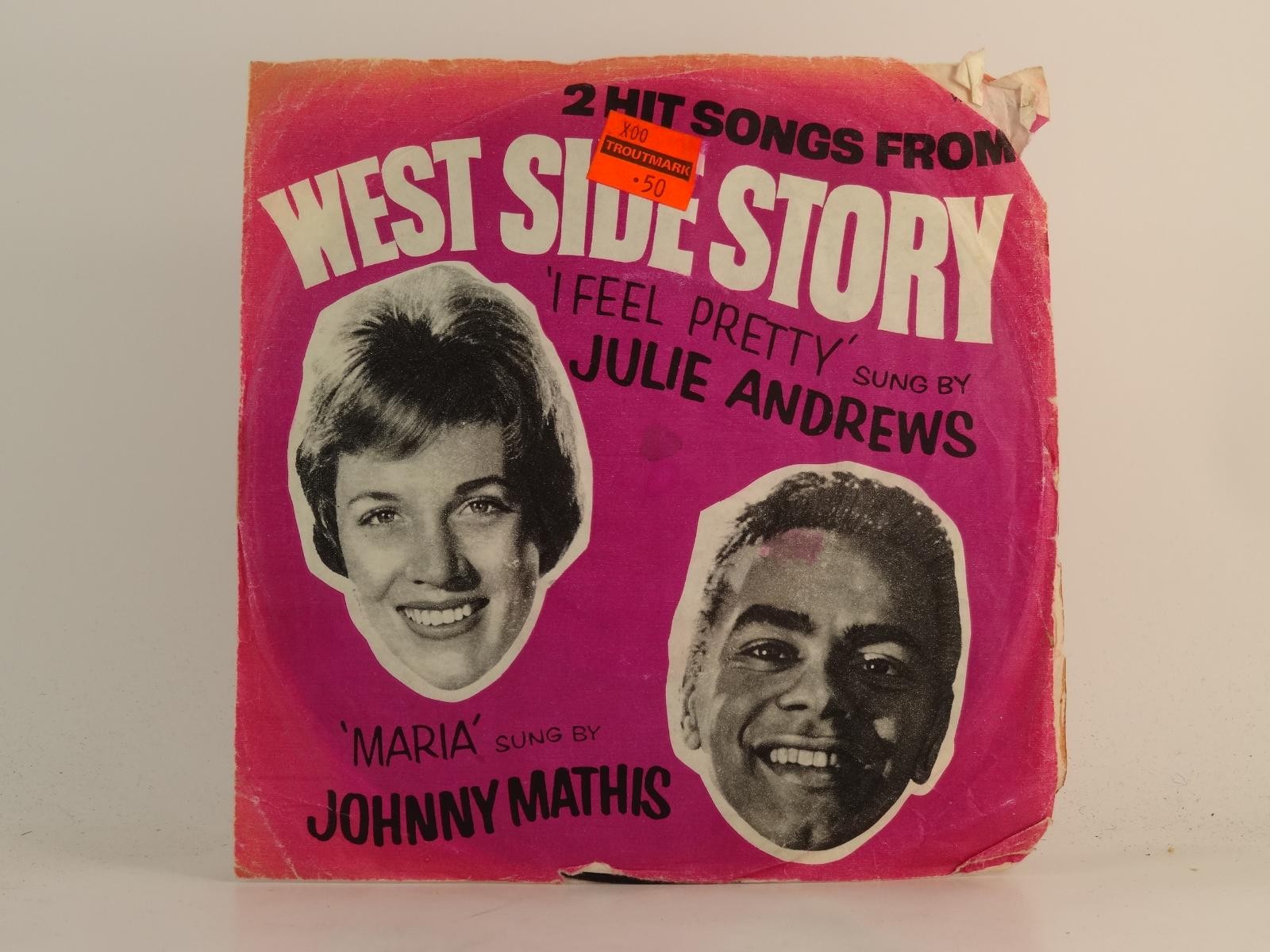 JULIE ANDREWS WEST SIDE STORY (2) (78) 2 Track 7" Single plus Picture Sleeve CBS