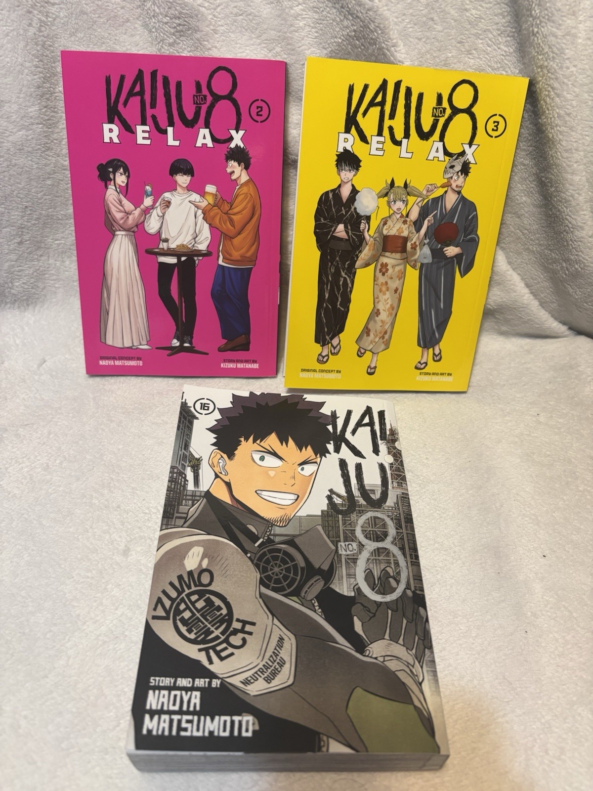 Kaiju n. 8, vol. 16 Kaiju n. Lotto 8 volumi relax 2-3 manga inglesi