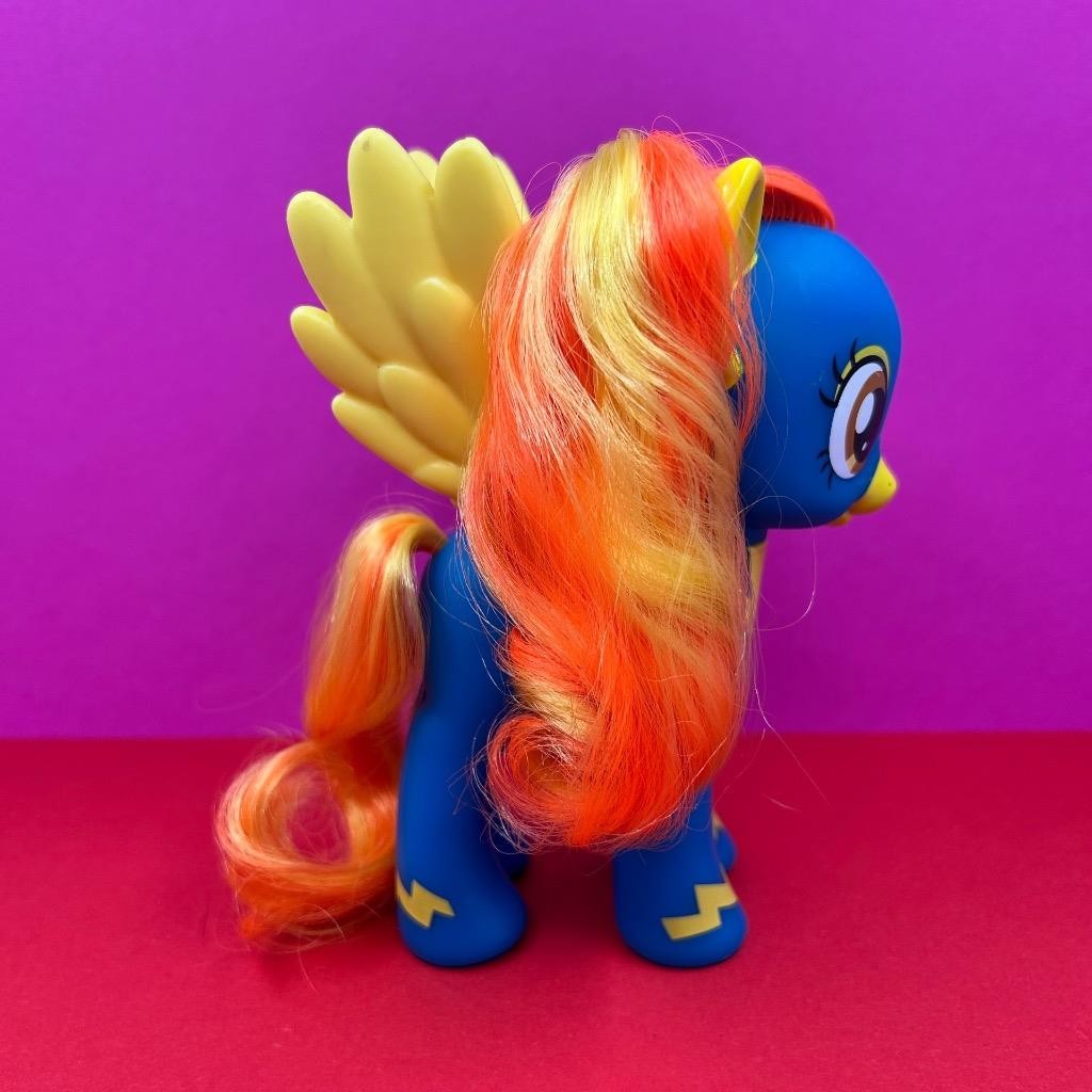 Modellino giocattolo My Little Pony G4 Spitfire Wonderbolts Pegasus 6" grande spazzolabile