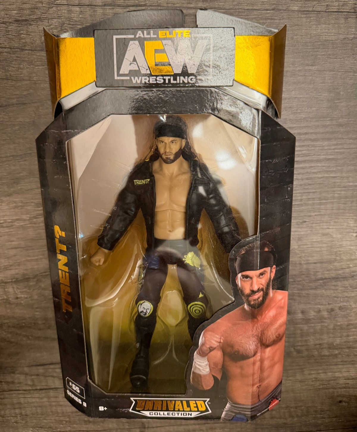 Modellino Trent Beretta AEW Unrivaled Series 8 nuovo con scatola Pro Wrestling Trent?