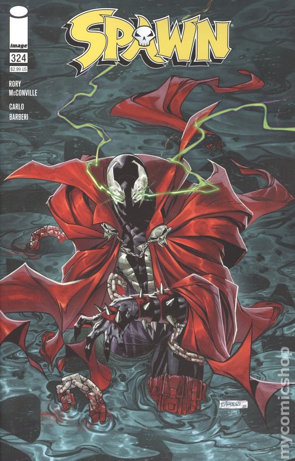 Spawn #324B Barberi Variant NM 2021 Stock Image