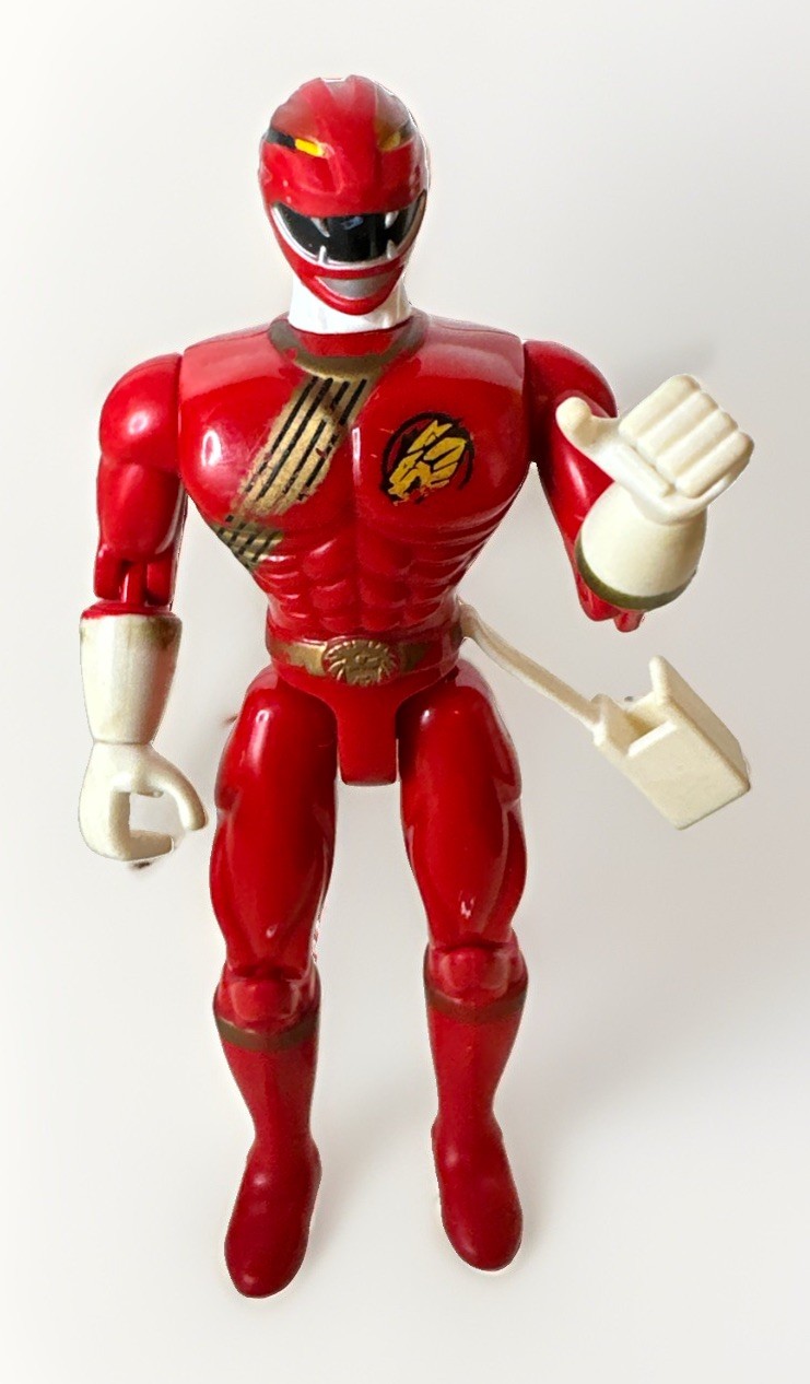 Power Rangers Wild Force 5" Squadrone Bestie "Red Wild Force Ranger"