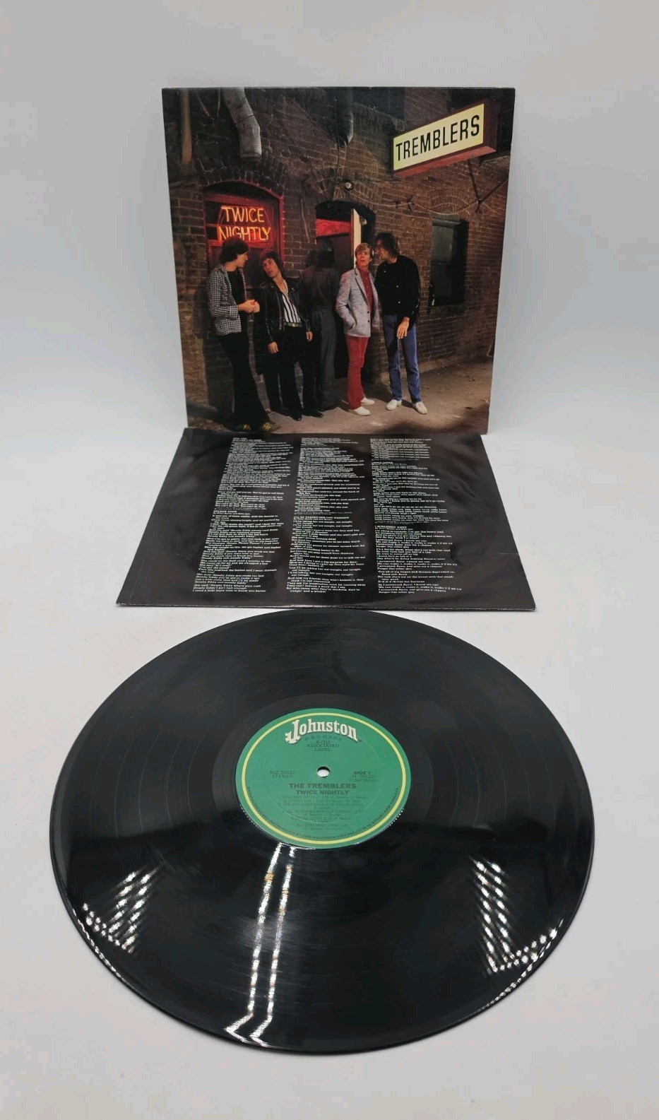 The Tremblers Twice Nightly Vinyl LP 1980 Johnston NJZ 36532 Peter Noone VG+/VG+