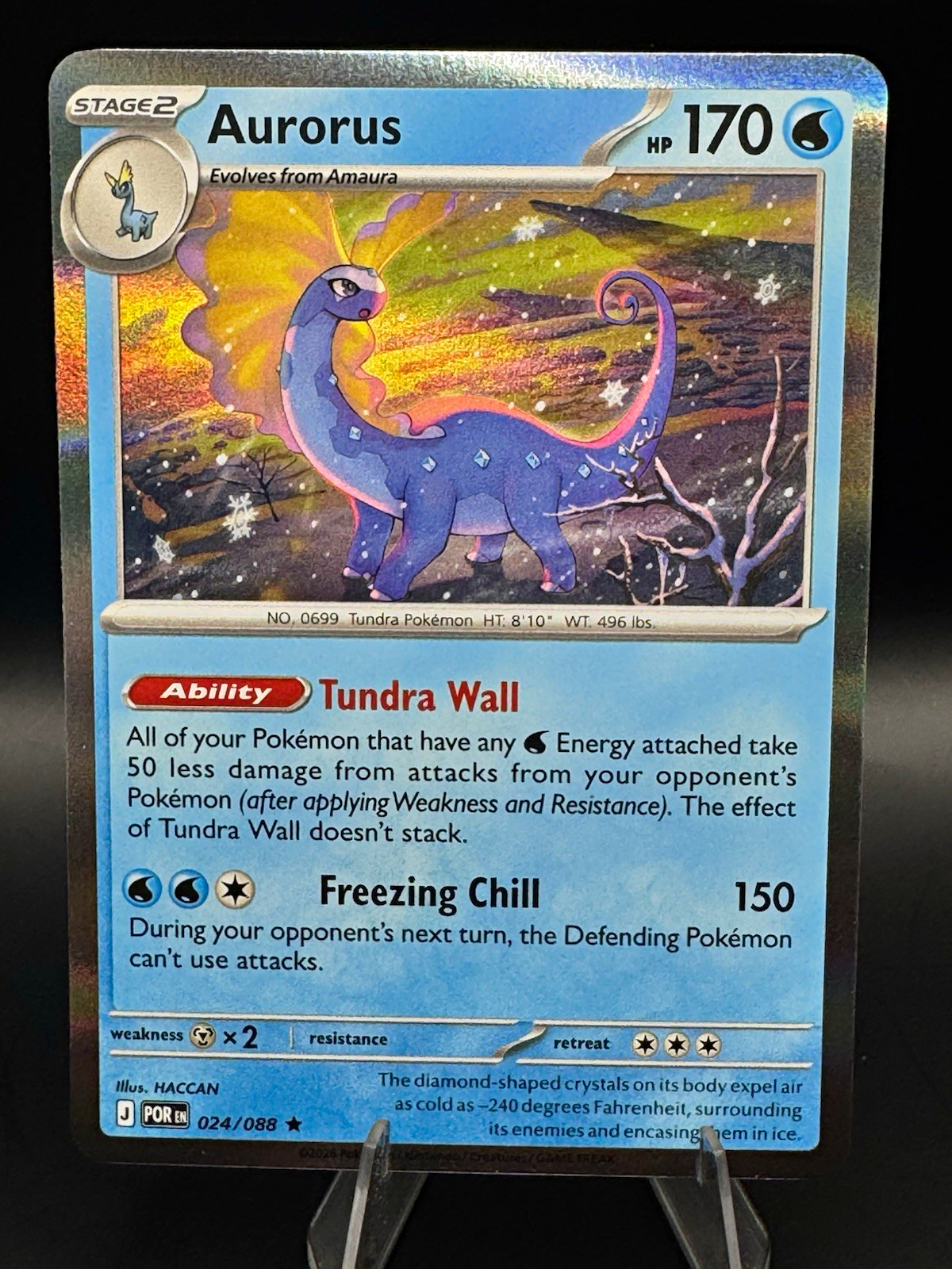 Aurorus 024/088 Holo Raro Ordine Perfetto Pokemon TCG NM HACCAN