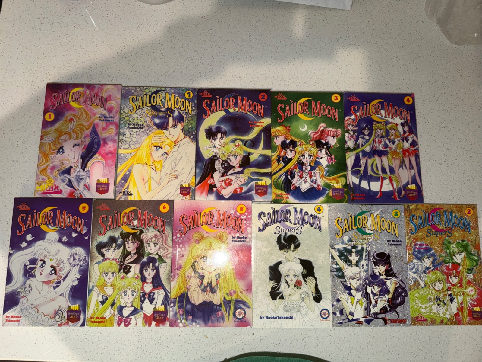Sailor Moon manga inglese di Naoko Takeuchi TOKYOPOP MIXX CHIXX FUORI PRODUZIONE lotto di 11