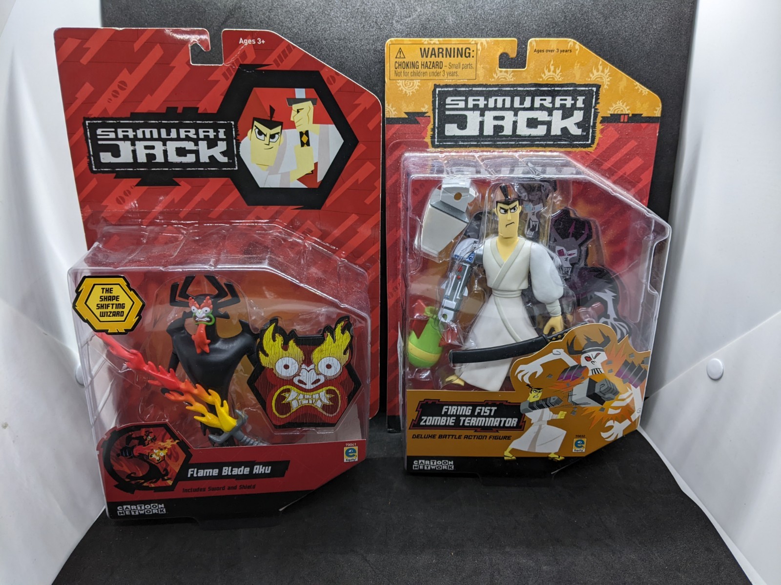 Lotto lavoro bundle Samurai Jack Zombies Terminator jack + Aku Cartoon Network raro
