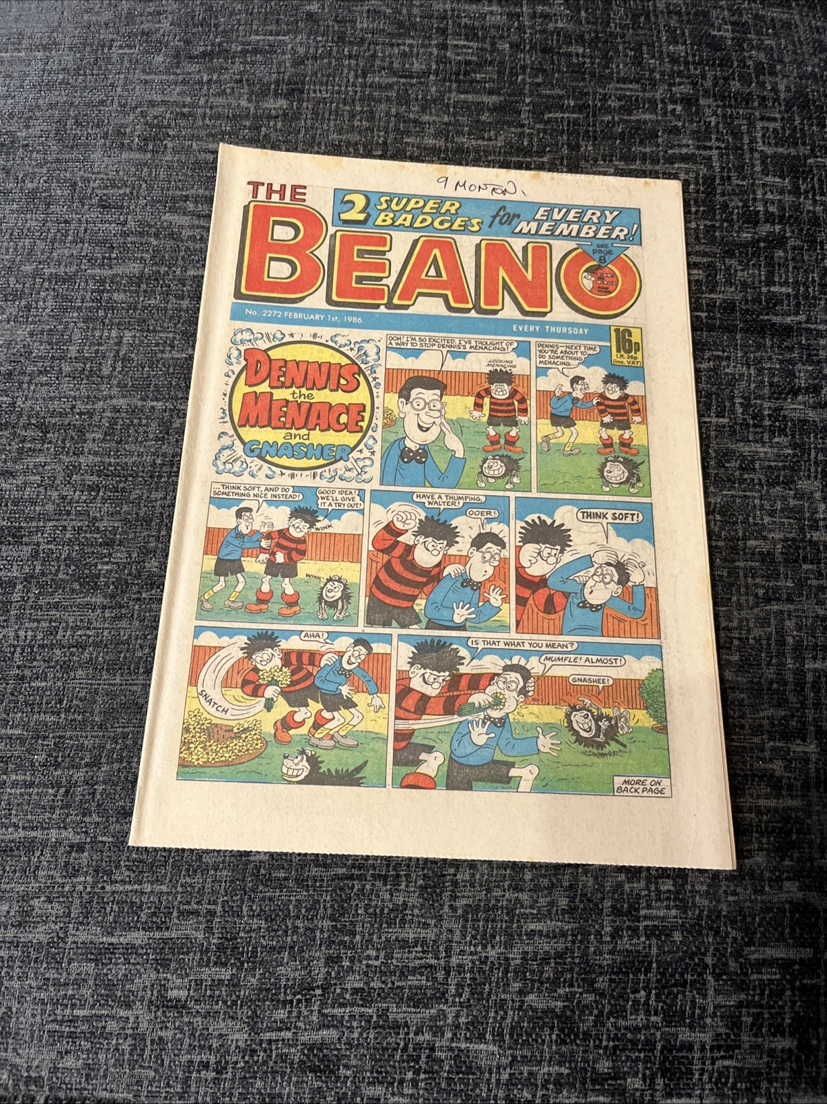 Beano Comic - #2272 - 1 February 1986
