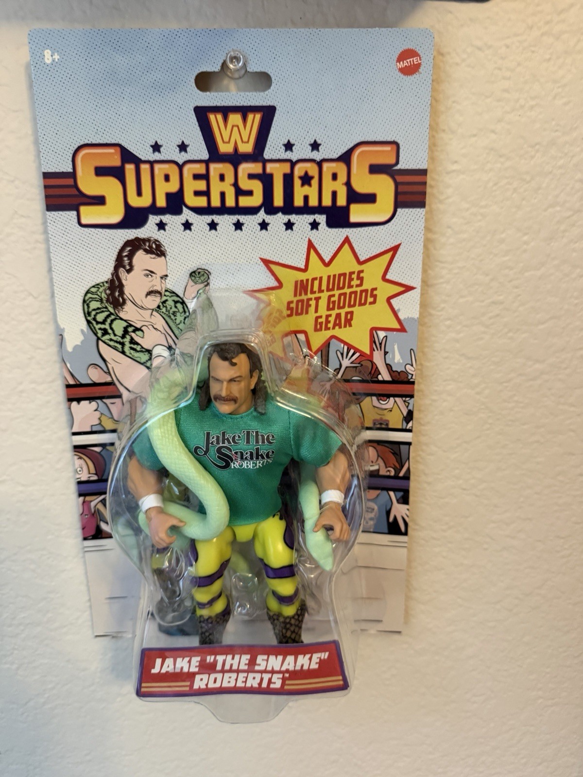 Mattel WWE Superstars Jake "The Snake" Roberts Modellino con Snake Boxed