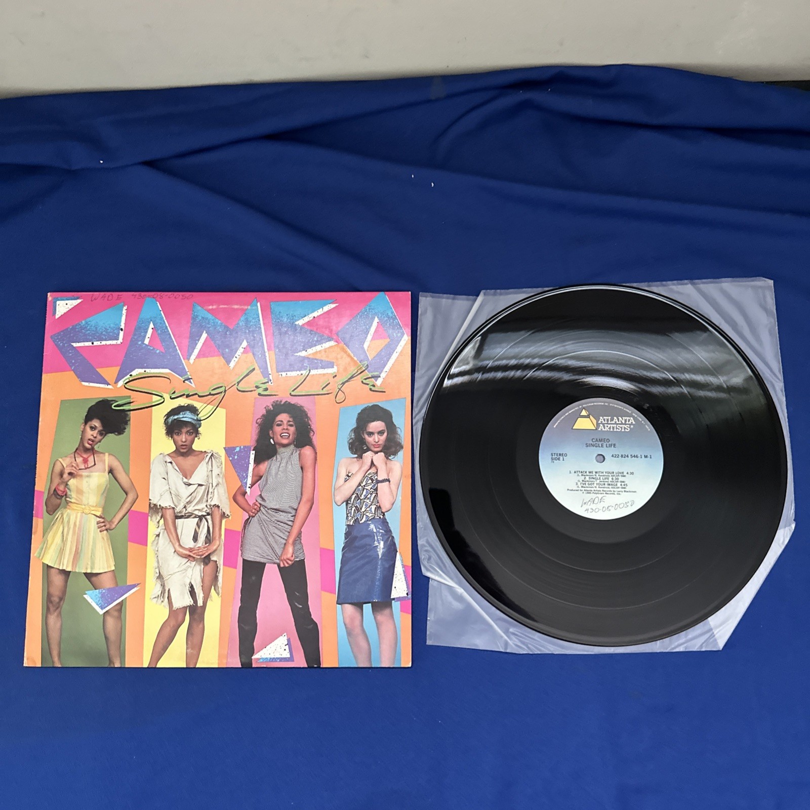 Cameo Single Life Vinyl Record, US 1985 72 Richmond, Atlanta Artists, VG+/VG++