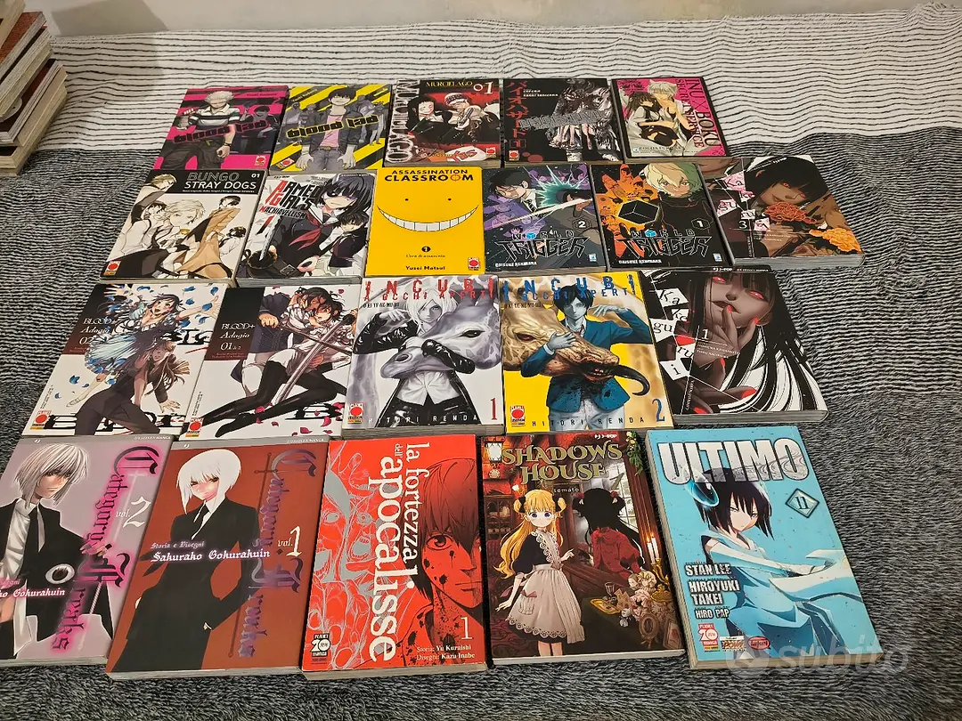 Lotto 20 manga Jpop Noir Crome Horror Thriller