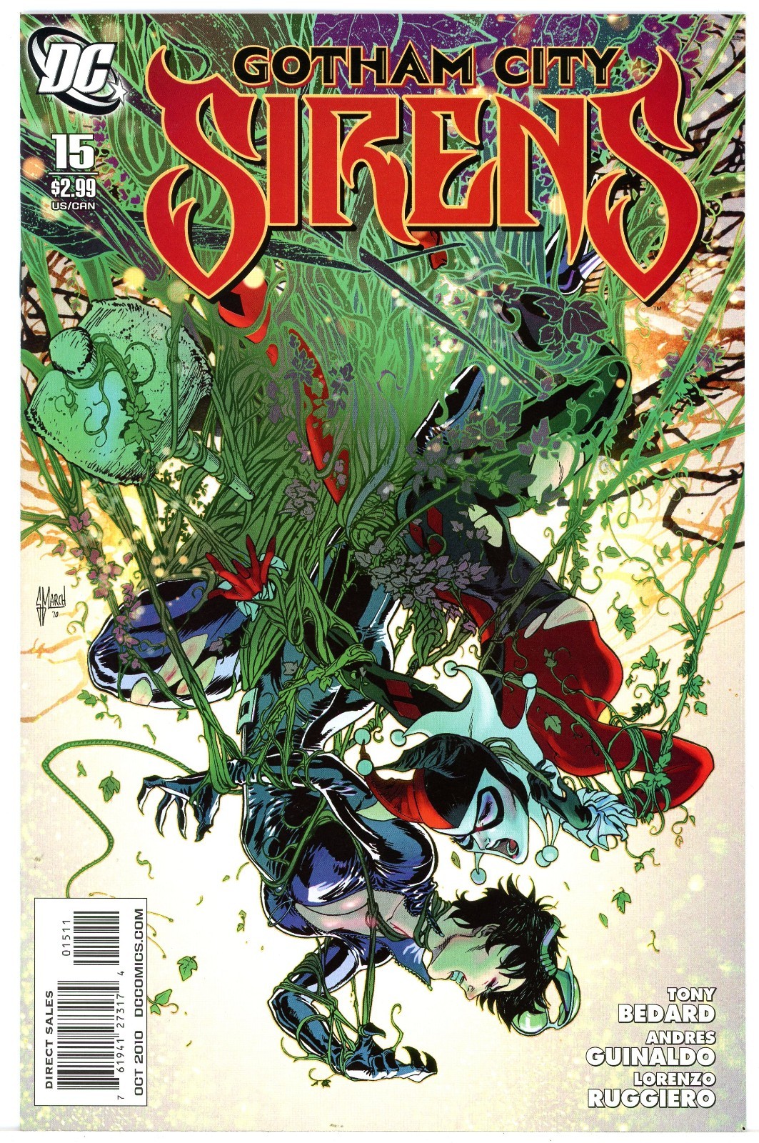 Gotham City Sirens #15 DC 2010 VF/NM Poison Ivy STAR Labs
