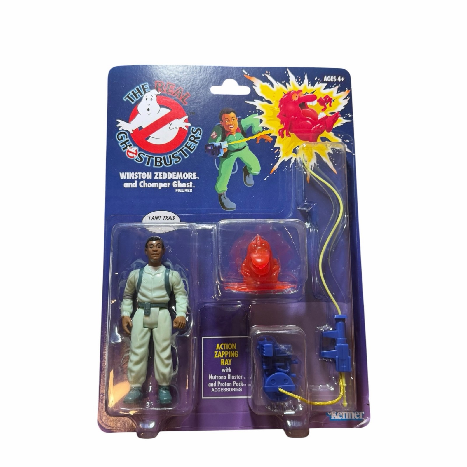 Kenner Ghostbusters Modellino Winston Zeddemore e Chomper Ghost
