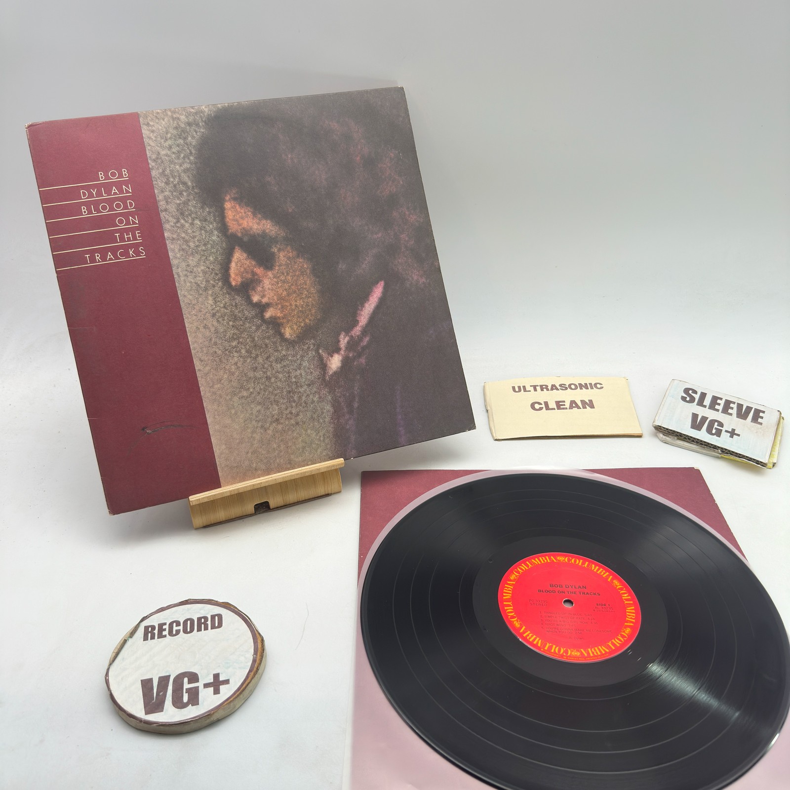 Bob Dylan- Blood On The Tracks VG+/VG+ Ultrasonic Clean 1975