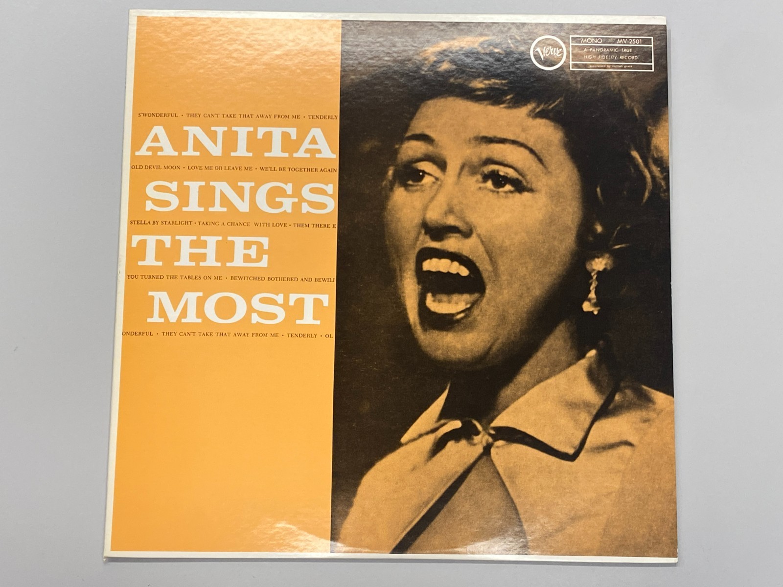 Anita Sings The Most Vinyl LP Schallplatte Verve Records