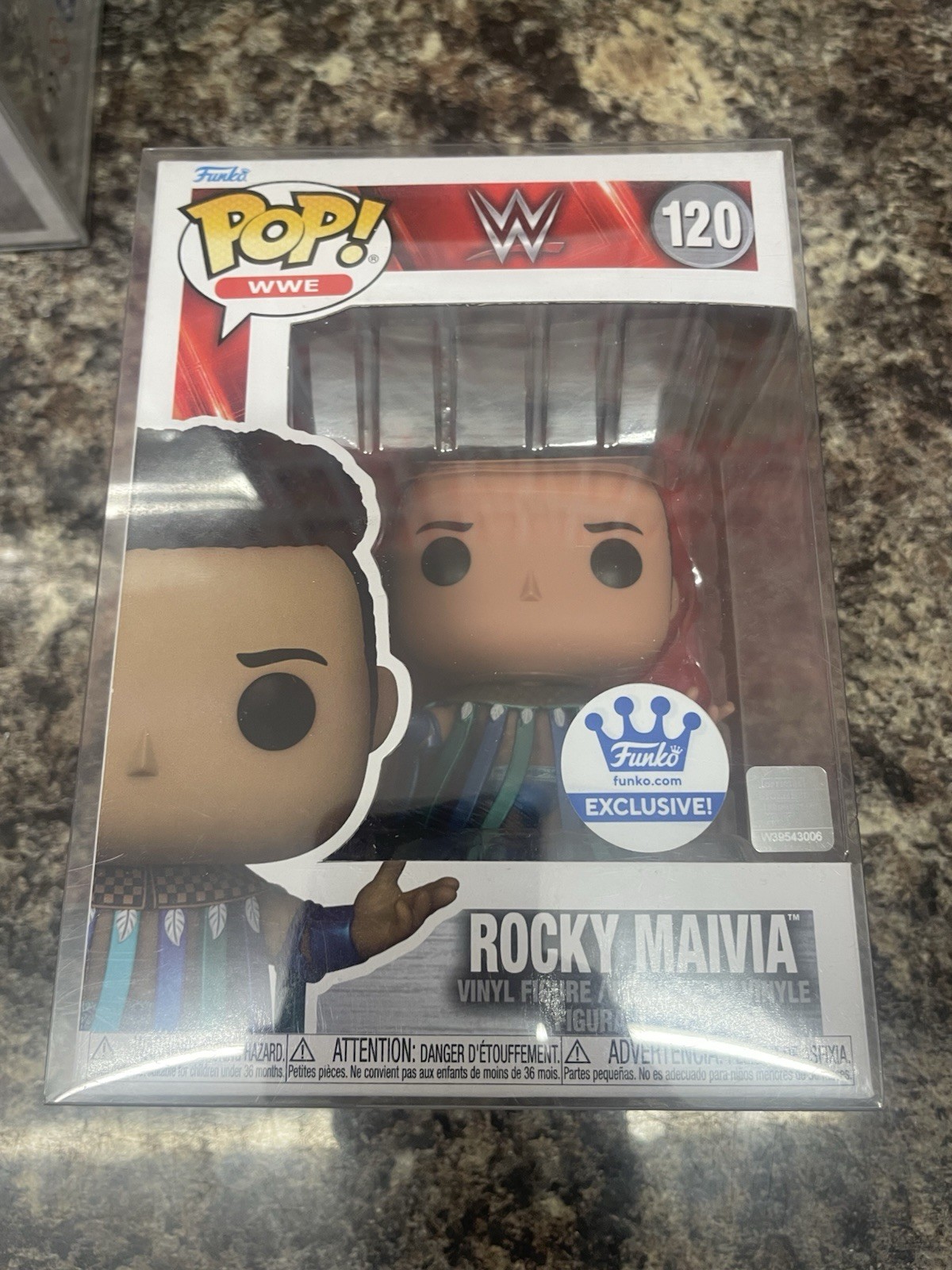 WWE Funko Pop Vinile Rocky Maivia Funko Shop Esclusivo #120