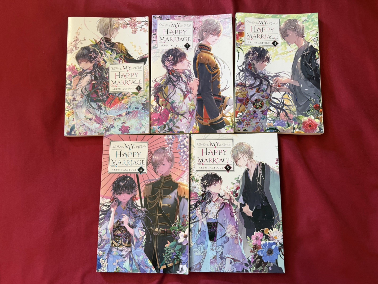 My Happy Marriage Light Novel Bundle Set (volumi 1-5) inglese! 