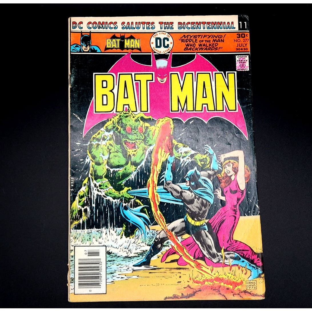 Vintage DC Comics Batman 277 July 1976 Ernie Chan Monster Cover