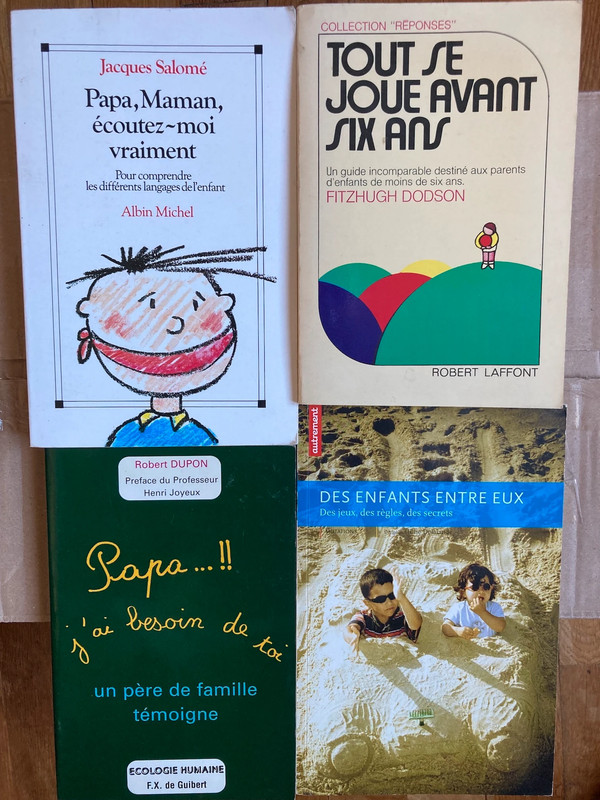 Lot de livres sur l’éducation des enfants