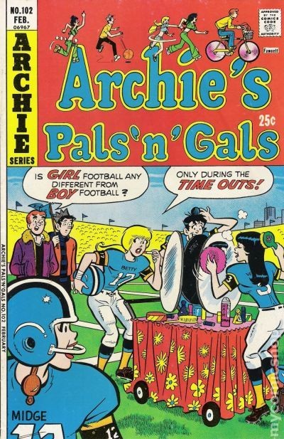 Archie's Pals 'n' Gals #102 VG 1976 immagine stock basso grado