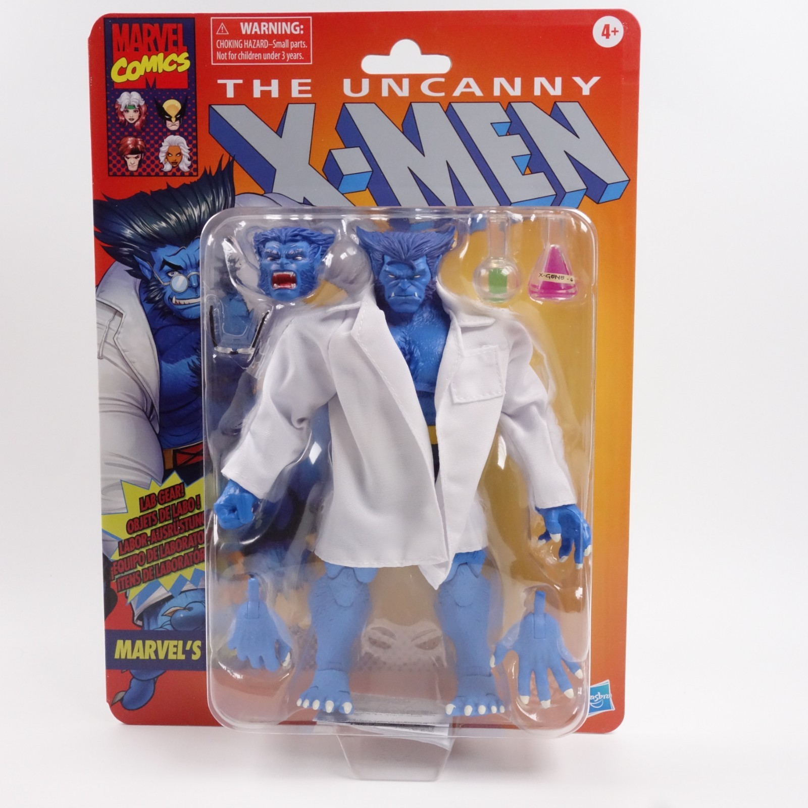 Marvel Legends X-Men Beast Retro Card Marvel Comics Hasbro 6" Action Figure