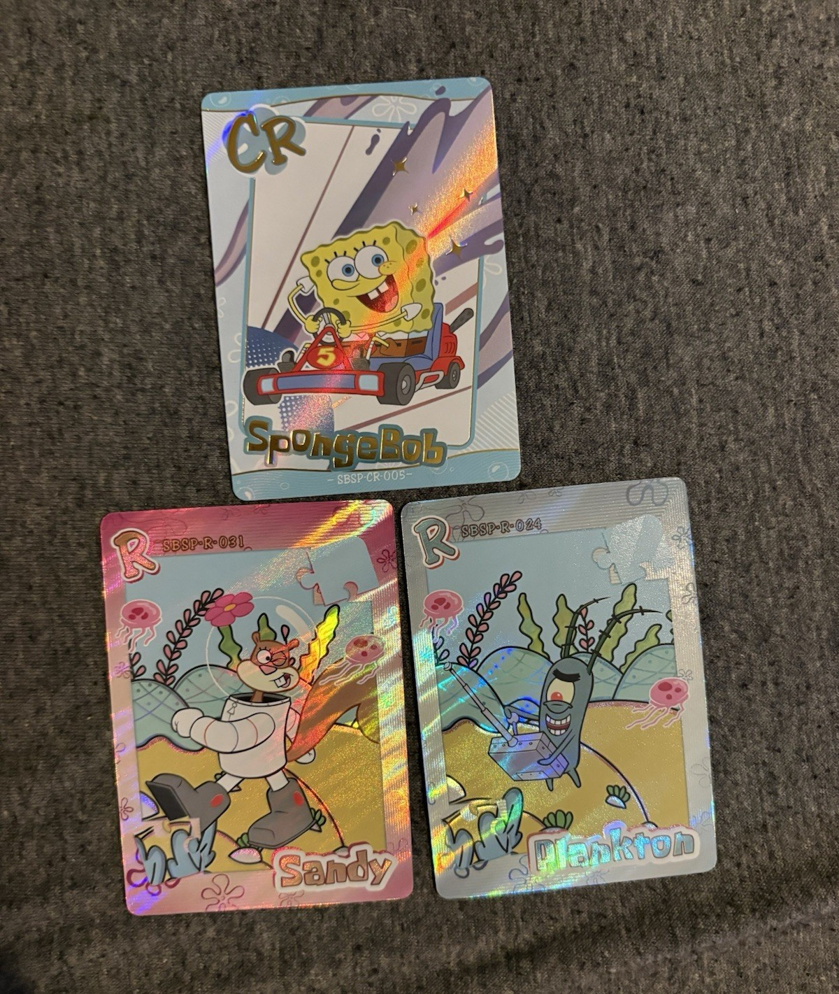 Nickelodeon pellicola di sicurezza fotografica SpongeBob Chase scheda olografica lotto 3 2024