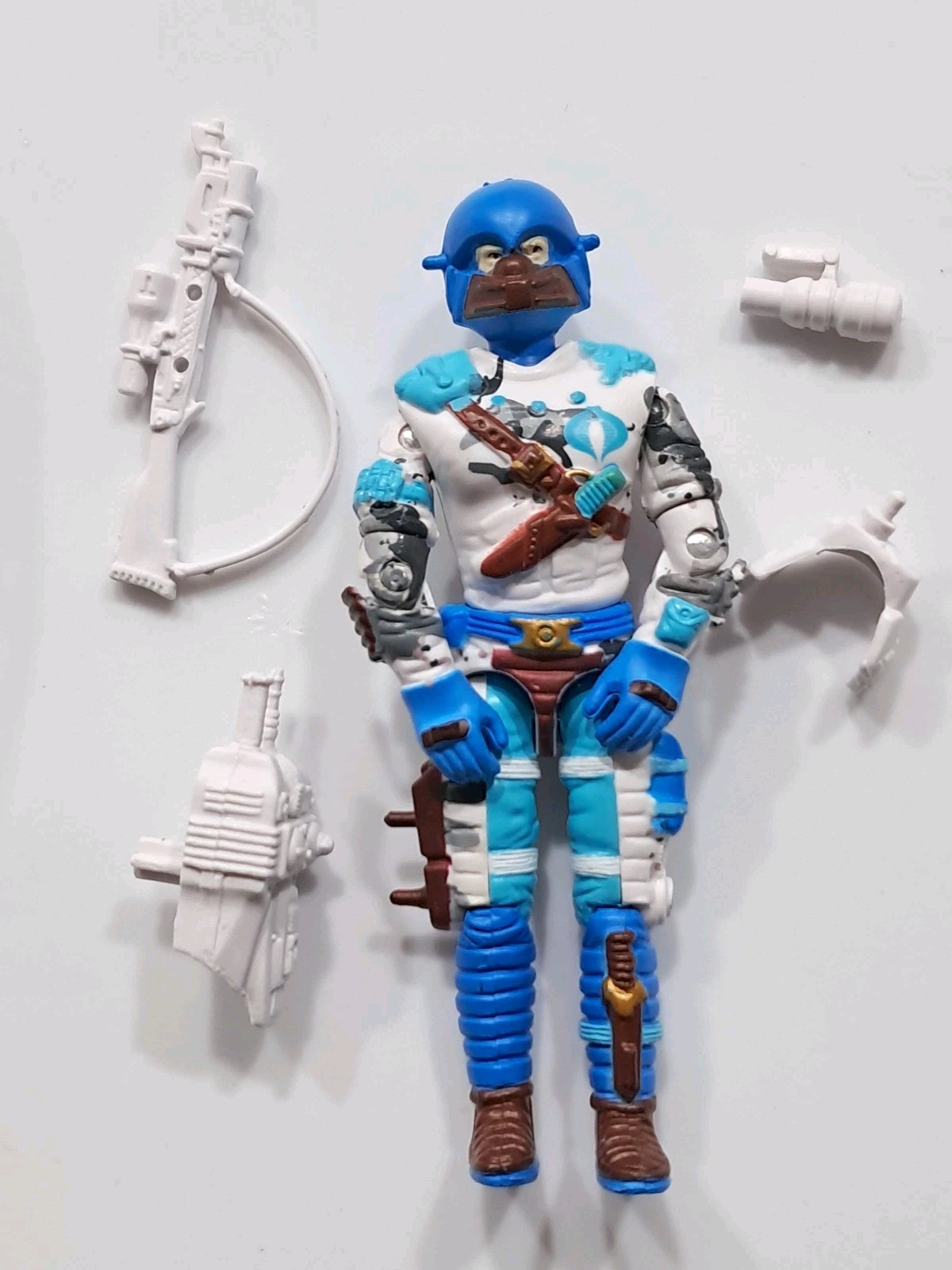 Gi Joe Black Major Cobra Night Drift Viper Winter Ops Trooper