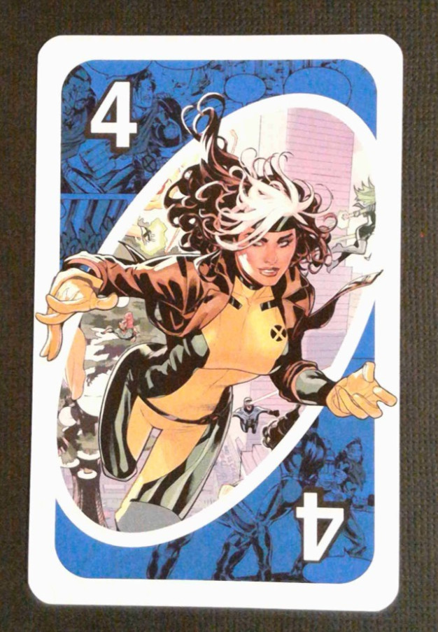 2026 Uno Marvel X-Men Card Blue Rogue #4
