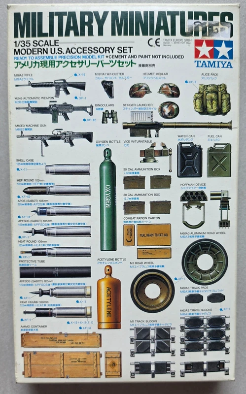 Tamiya - Military Miniatures - Modern U.S. Accessory Set