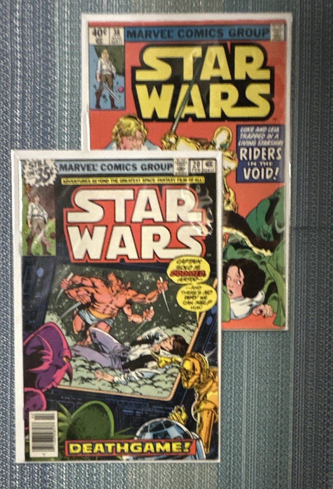 Lotto numeri Marvel Comics Group Star Wars #20 e #38 edicola fumetti