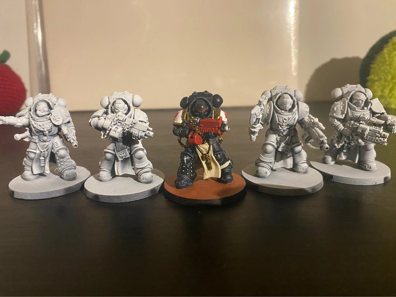 Warhammer 40K Heavy intercessors squad Black Templars