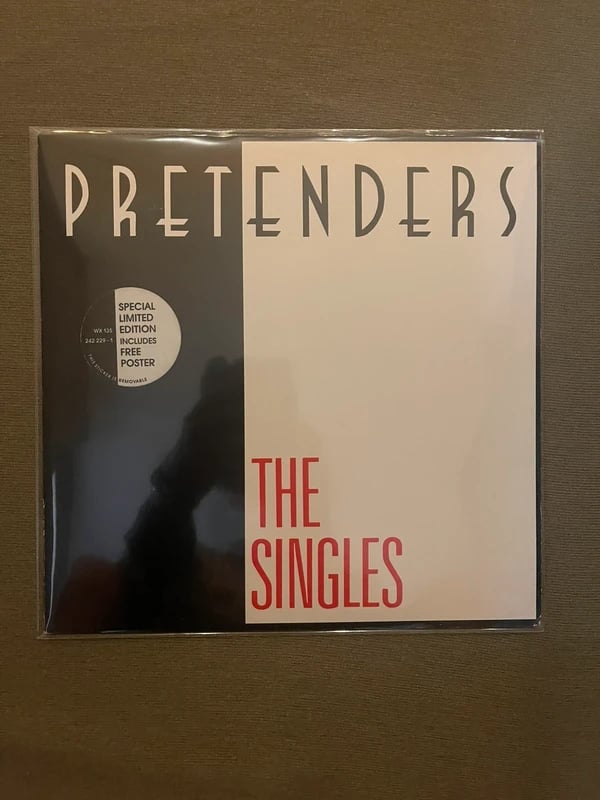 Pretenders The Singles 33 rpm vinyl lp album record + Poster