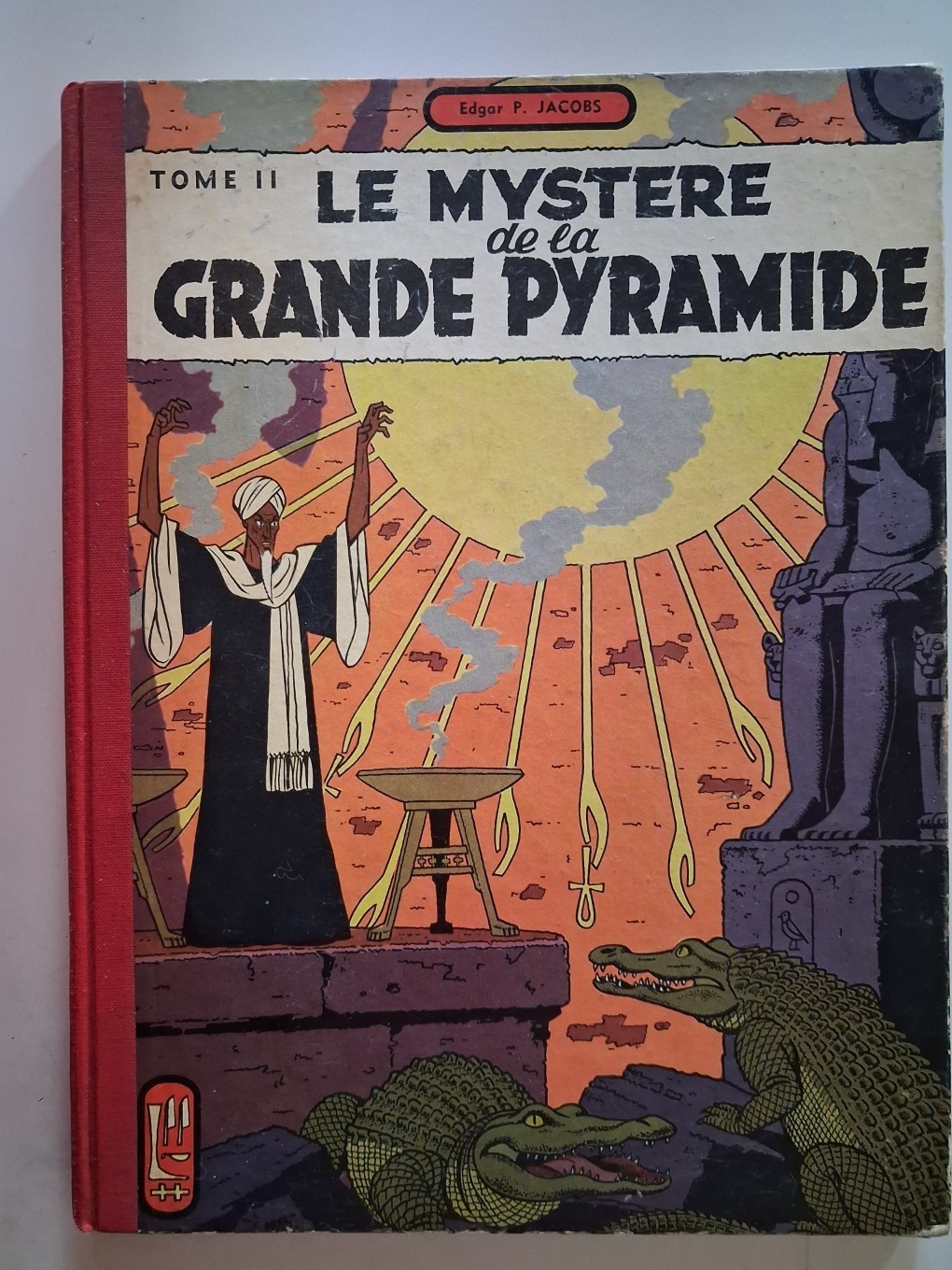 "LE MYSTERE DE LA GRANDE PYRAMIDE" Tome II Blake et Mortimer, Jacobs EO 1955 TBE