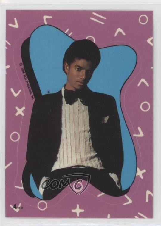 Adesivi Topps Michael Jackson 1984 Michael Jackson #4 oi7