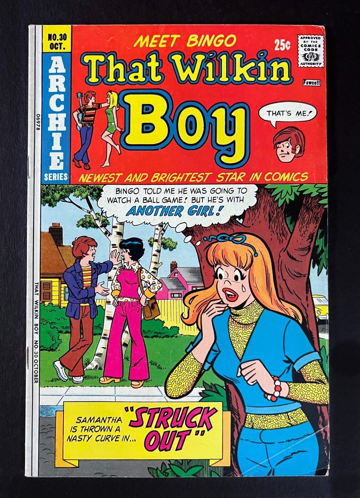 THAT WILKEN BOY #30 Stan Goldberg Cover Art Archie Comics 1974