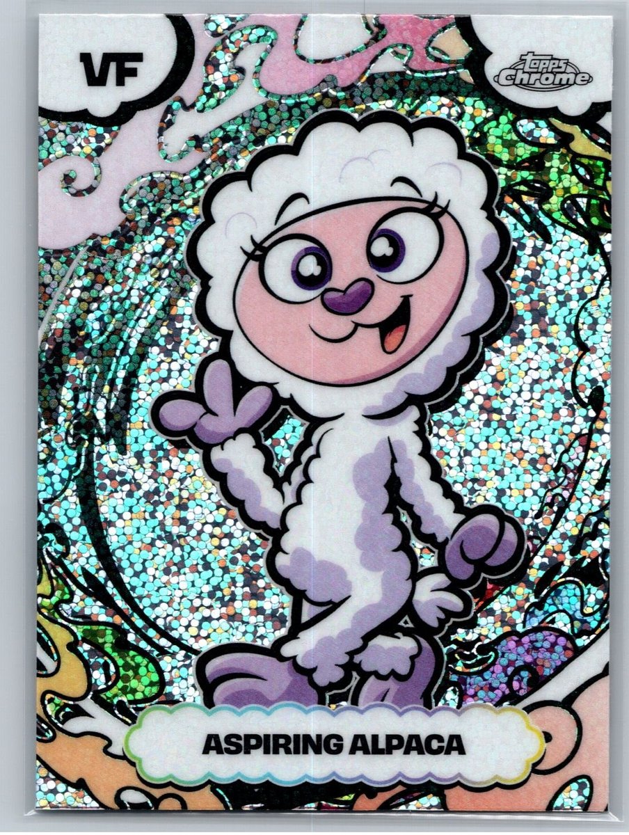 2026 Topps Chrome VeeFriends #SSA-10 aspirante manga alpaca maculato