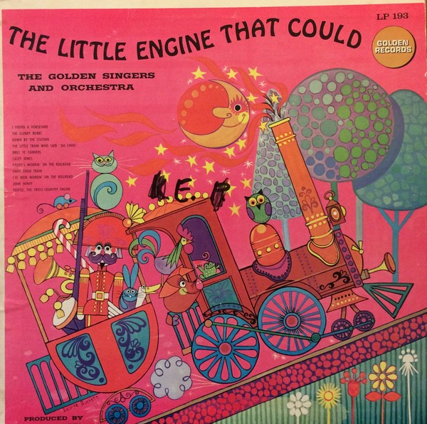 Golden Orchestra And Chorus, The Little Engine That Could, (LP), VG, 4352686629